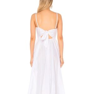 Free People perfect peach poplin midi dress